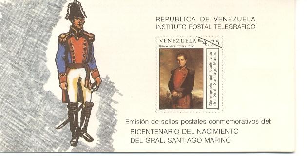 Bicentenario del nacimiento del general Santiago Mariño